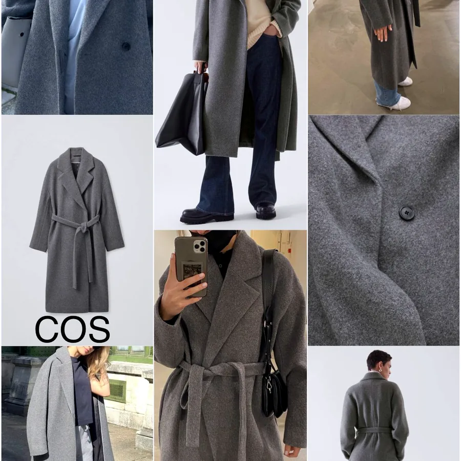 Пальто COS шерстяное