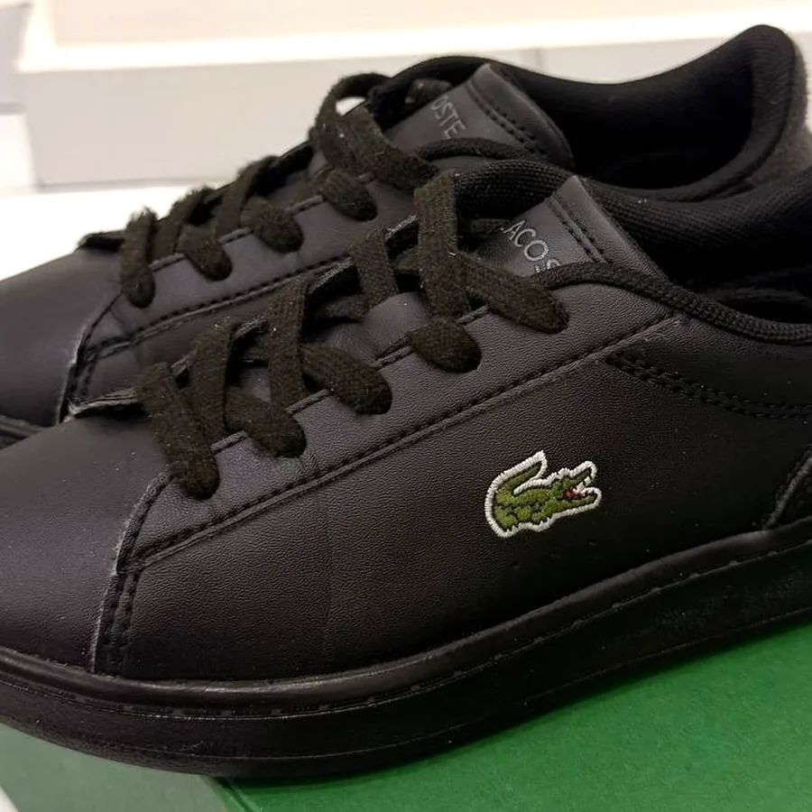 Детские кроссовки Lacoste чёрные