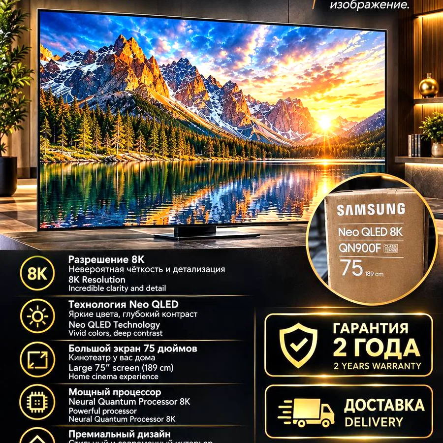 Телевизор новый с гарантией