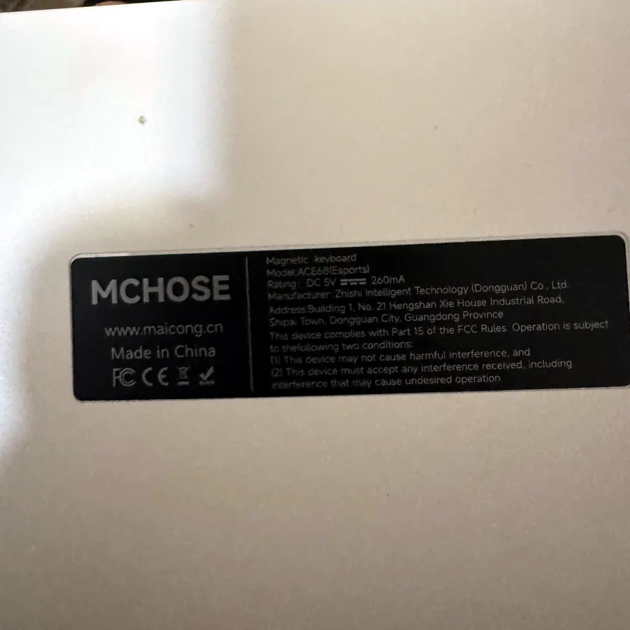 Клавиатура Mchose ACE 68 магнитная