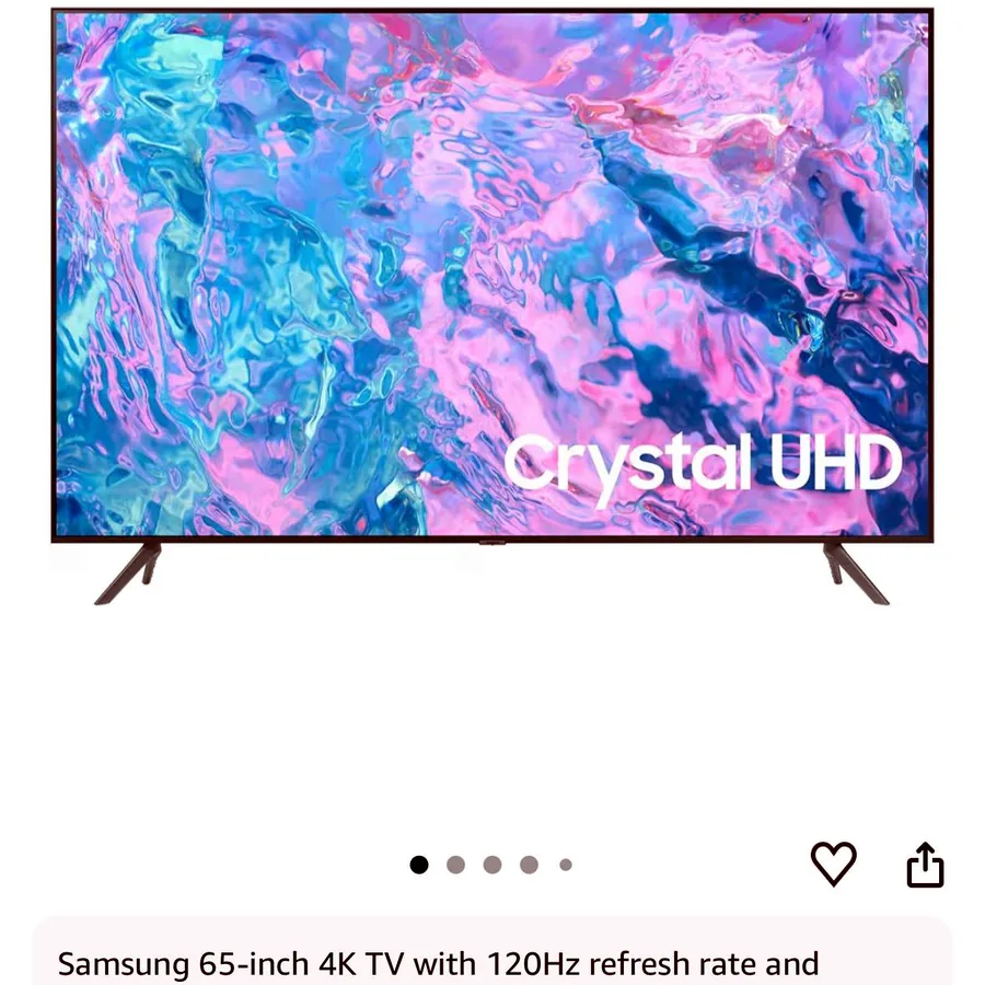 Телевизор Samsung 65 дюймов 4K 120Hz