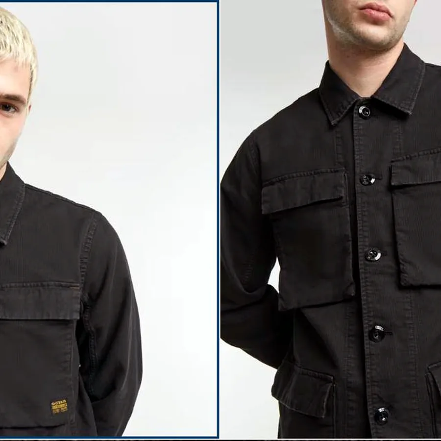 4 PKT Overshirt Black, размер L