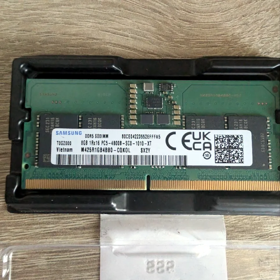 RAM 8 GB Samsung DDR5 SODIMM, новая