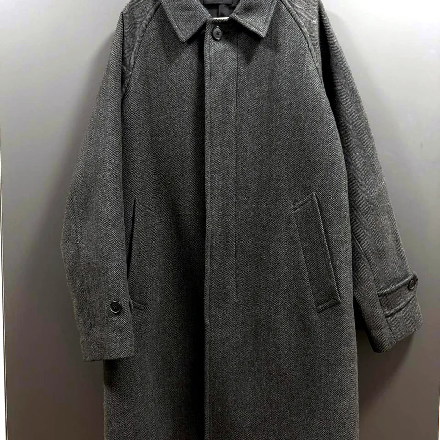 Мужское пальто Uniqlo, размер M, тёмно-серое
