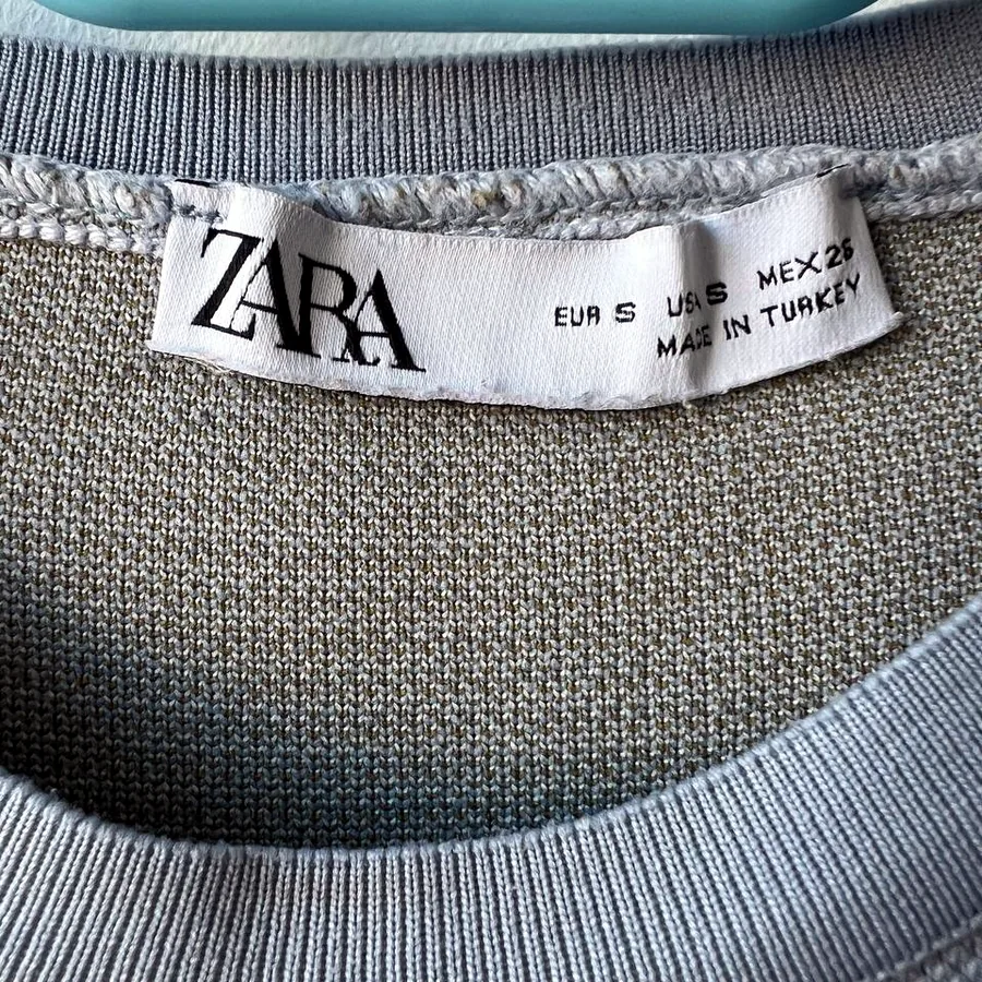 Блузка Zara, размер S, голубая