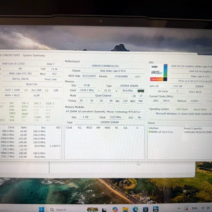 Ноутбук Lenovo IdeaPad Flex 5i Gen 7, i5-1235u