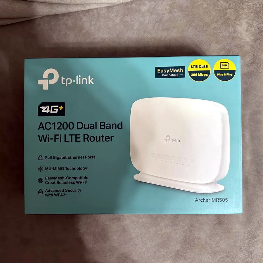 Роутер TP-Link AC1200 4G+, 2 месяца в использовании