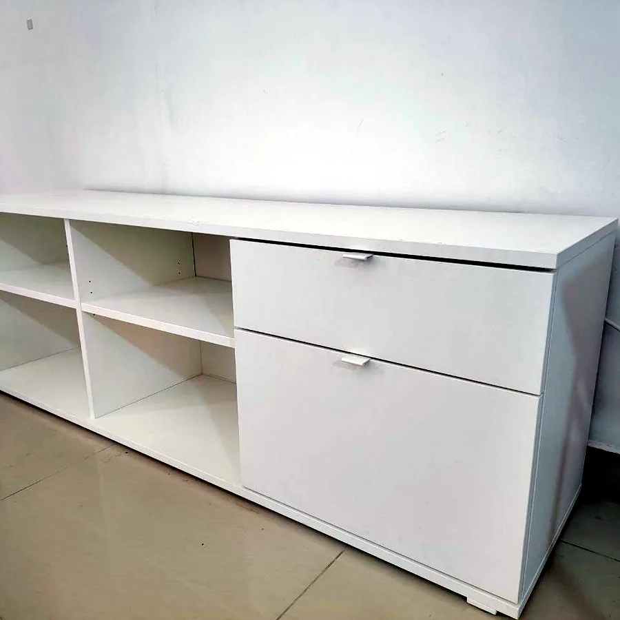 Тумба под TV IKEA белая, 146×37×50 см