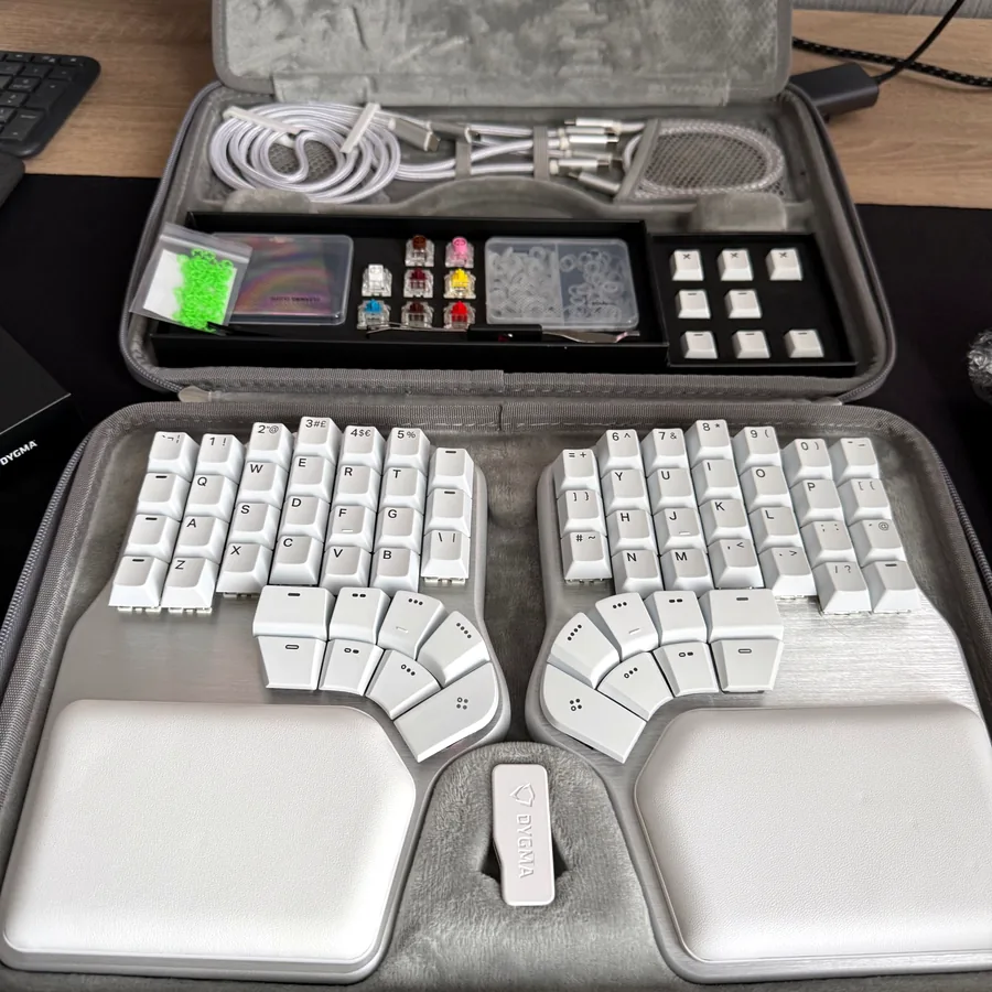 Клавиатура Dygma Defy Silver, беспроводная