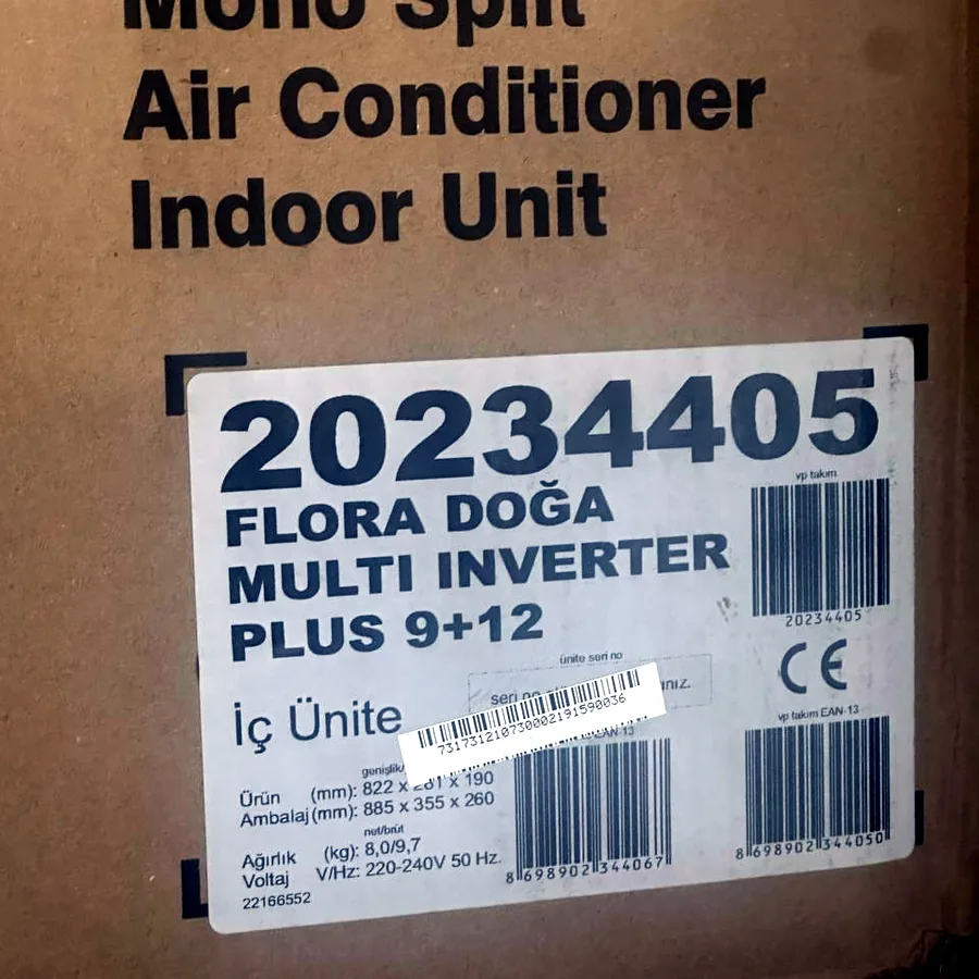 Кондиционер Vestel Flora Doğa Multi Inverter Plus 12+18 BTU