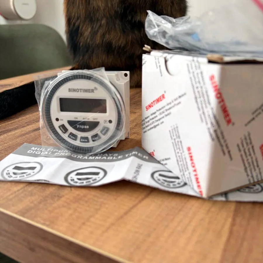 Цифровой таймер Sinotimer TM 619H 30A 5000W