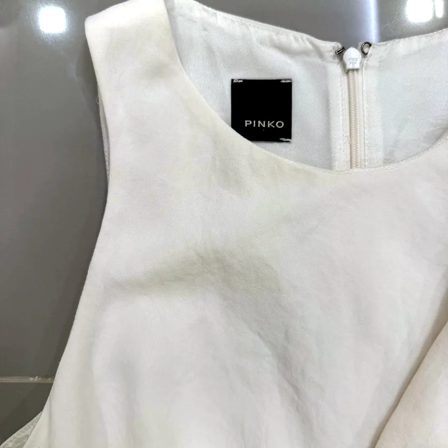 Платье Pinko молочного цвета