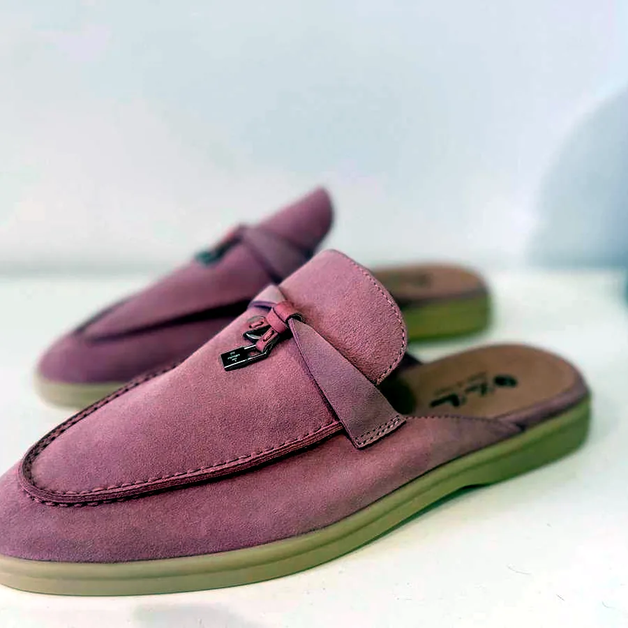 Loro Piana Babouche Charms Walk, размер 42, розовые