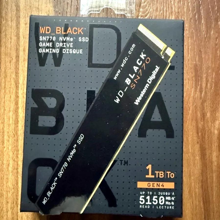 WD Black 1TB SN770 NVMe SSD Gen4