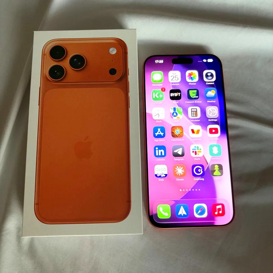 iPhone 17 Pro Max 256 ГБ, оранжевый