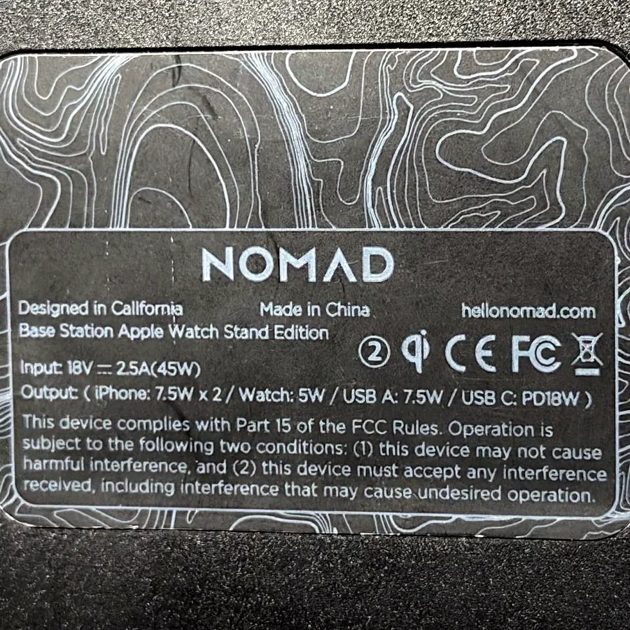 Original Nomad Qi Wireless Charging для Apple