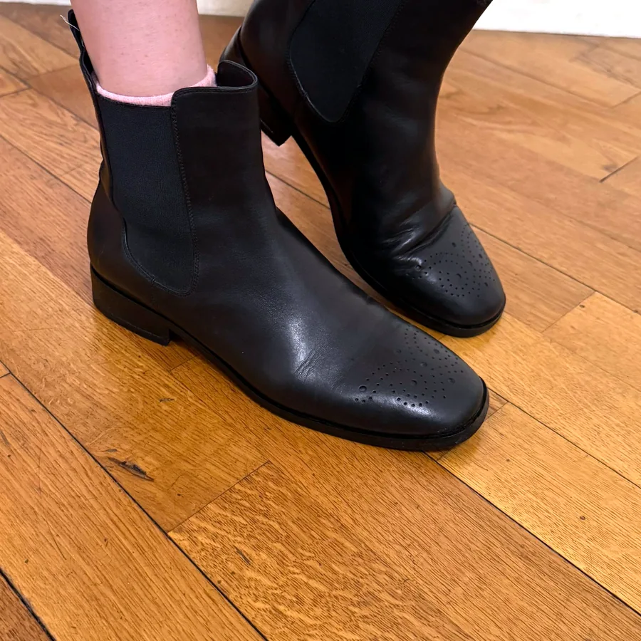 Ботинки TOPSHOP, натуральная кожа, размер 39