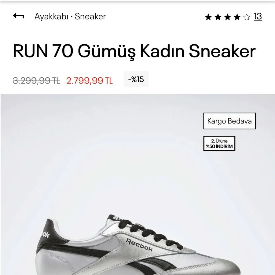 Кроссовки Reebok, размер 38, оригинал