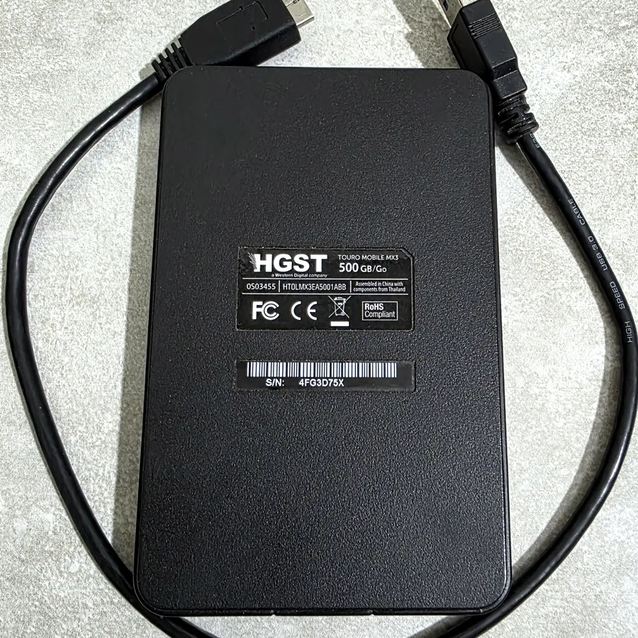 Внешний HDD Western Digital Touro MX3 500 ГБ