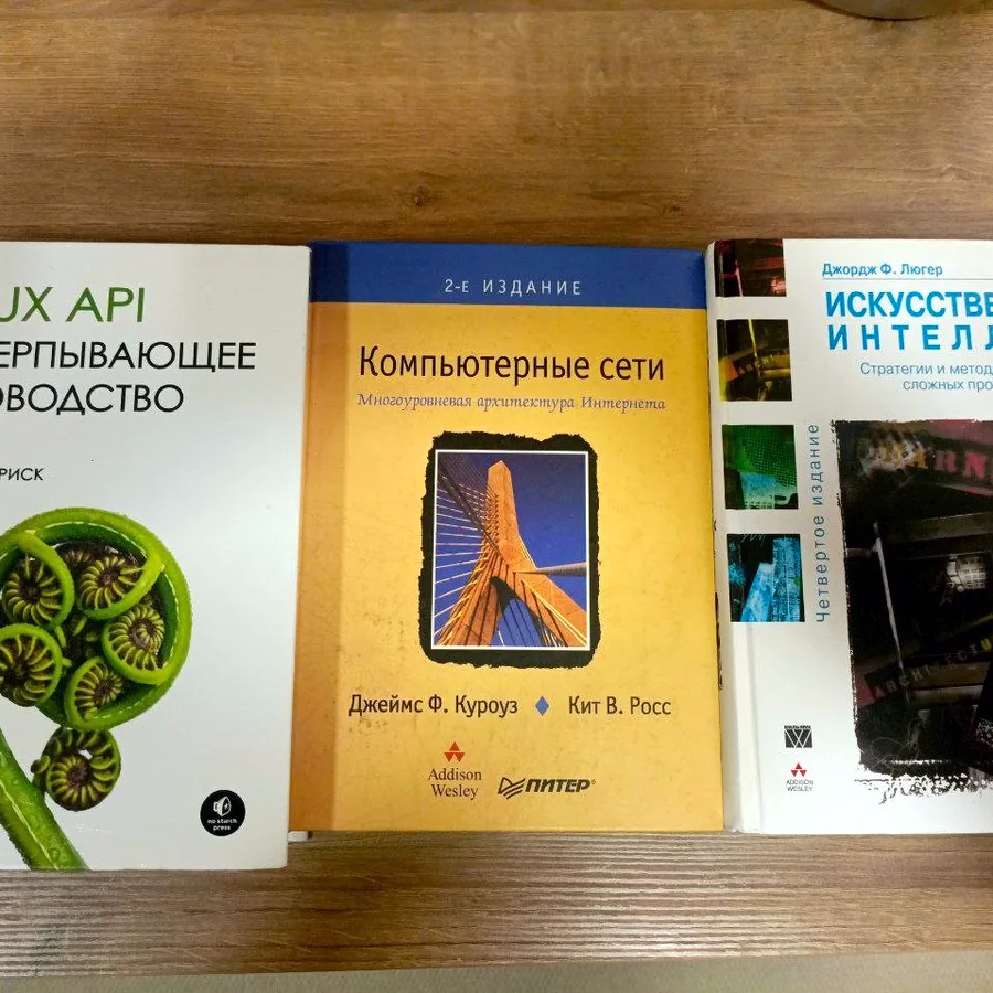 Книги по программированию: сети, ИИ, Linux