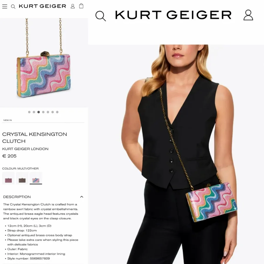 Клатч Kurt Geiger London