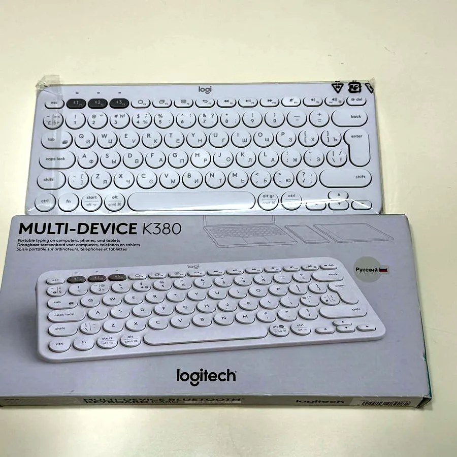 Клавиатура Logitech K380 с русской раскладкой