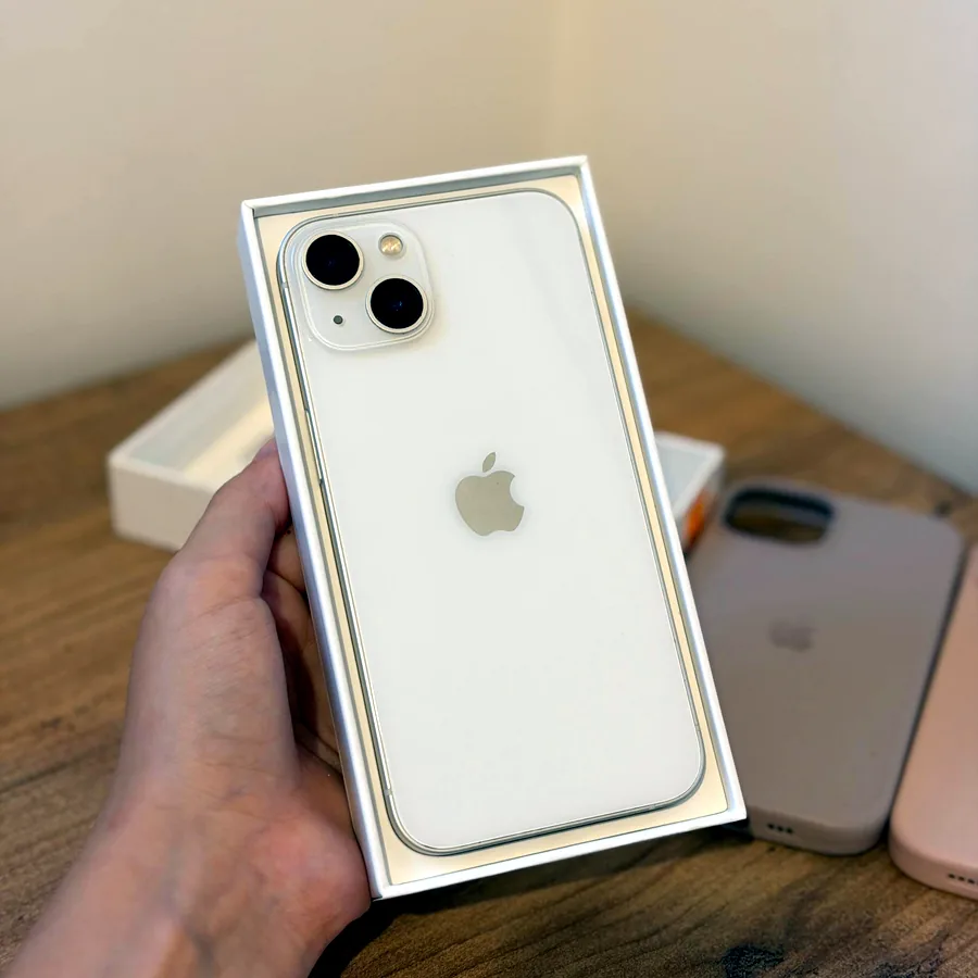 iPhone 13 White 128GB, состояние идеальное
