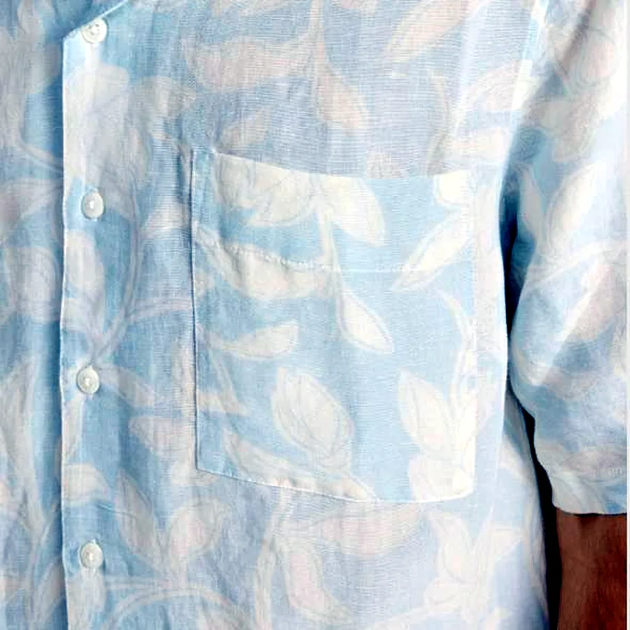 Рубашка Onia, лён-хлопок, L/XL