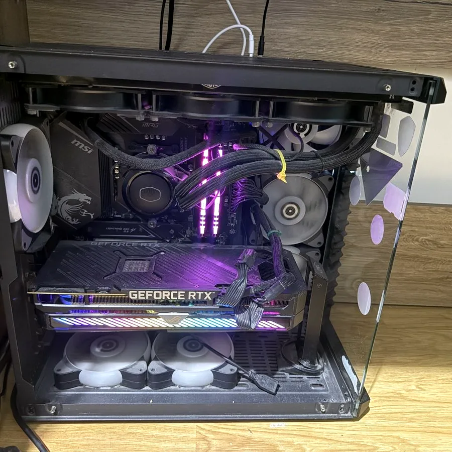 Игровой ПК AMD Ryzen 5 5600X + монитор MSI 2K 180 Гц