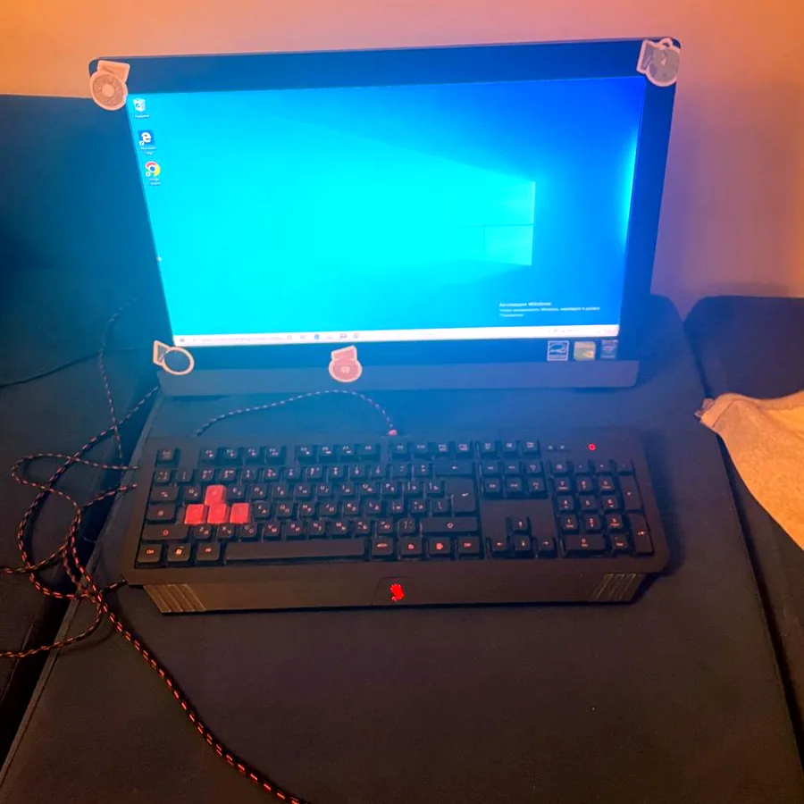 Моноблок Lenovo, клавиатура и мышка