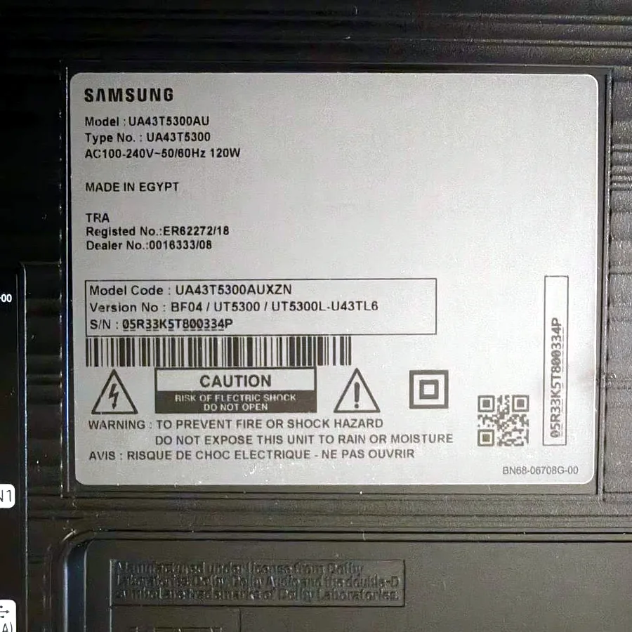 Samsung Smart TV 43 дюйма, Full HD