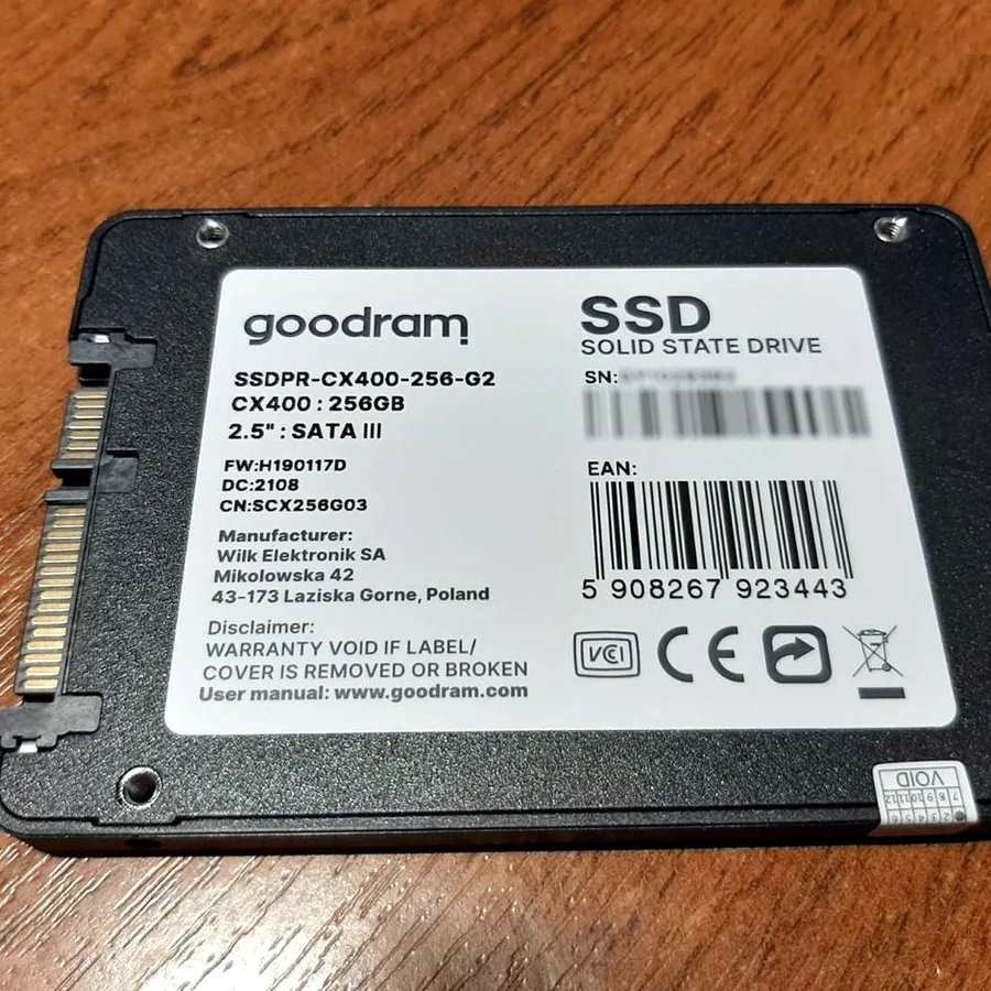 SSD GOODRAM CX400 256 GB
