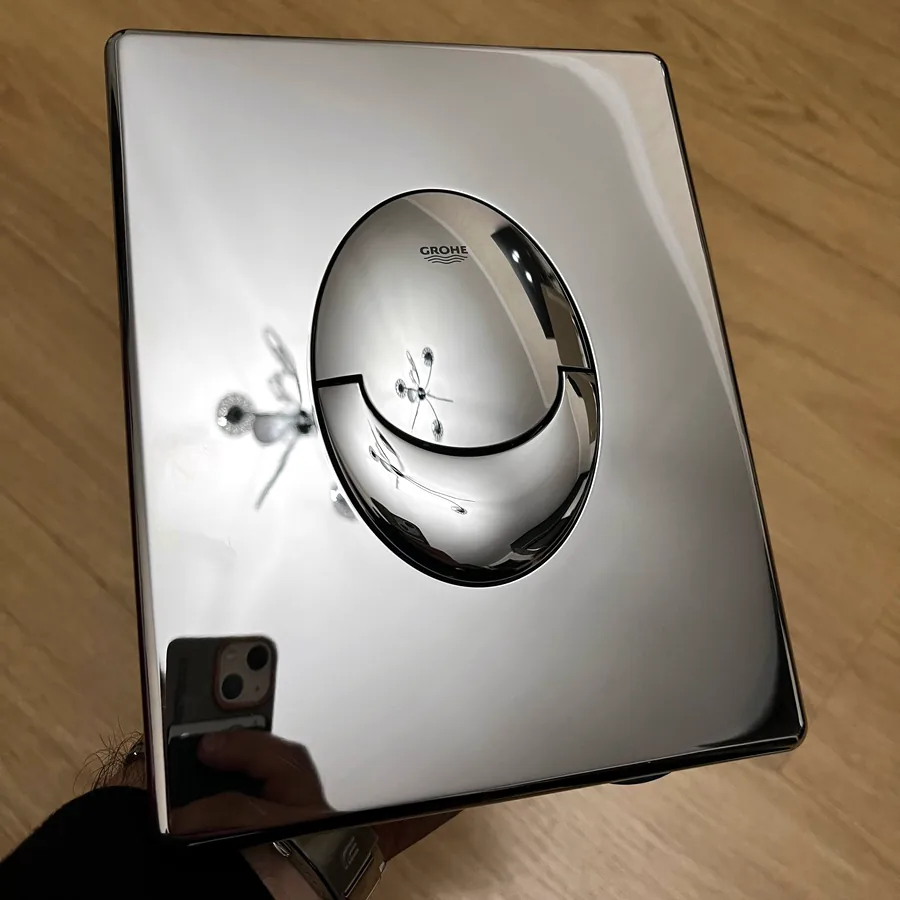 Кнопка смыва Grohe Skate Air, хром, новая