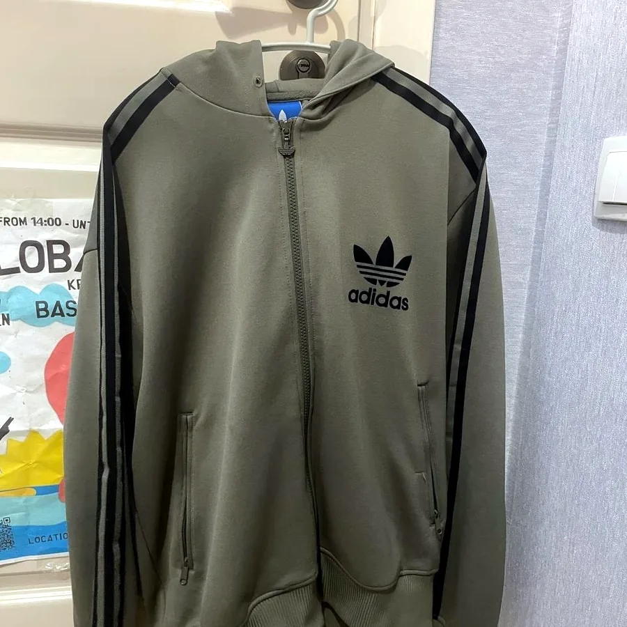 Zip hoodie Adidas Trefoil, размер L