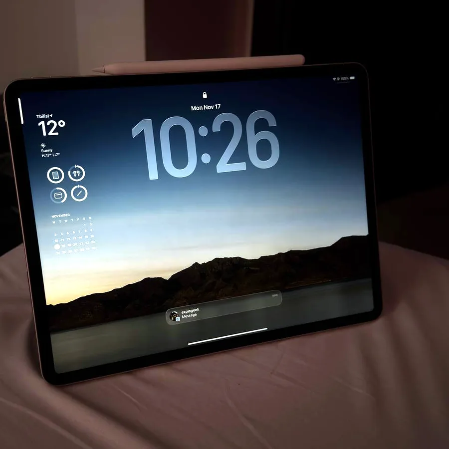 iPad Air 13 M3 128GB с Apple Pencil Pro и чехлом