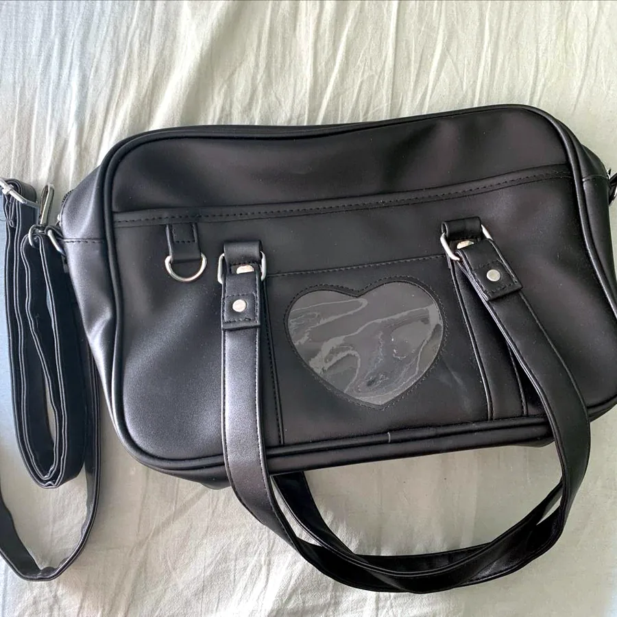 Ita bag, японская школьная сумка, чёрная