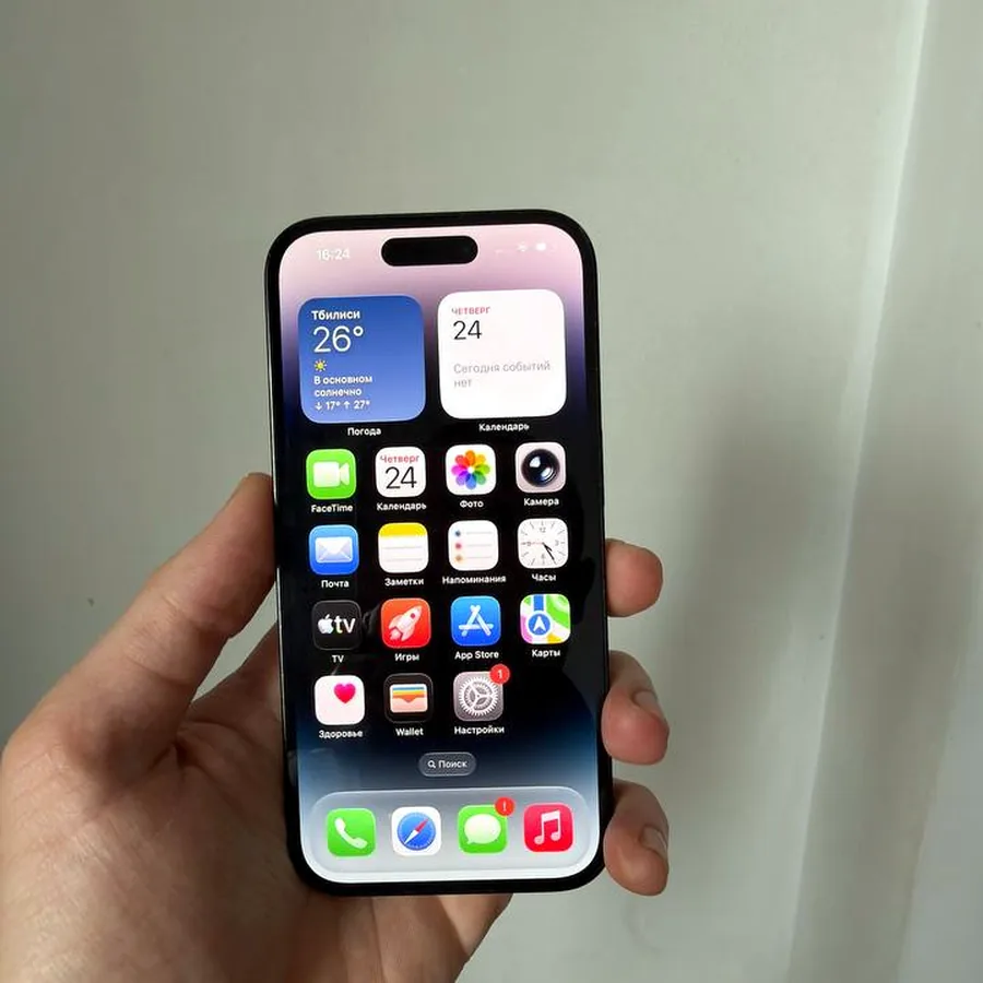 iPhone 14 Pro Space Black, 128GB, батарея 78%