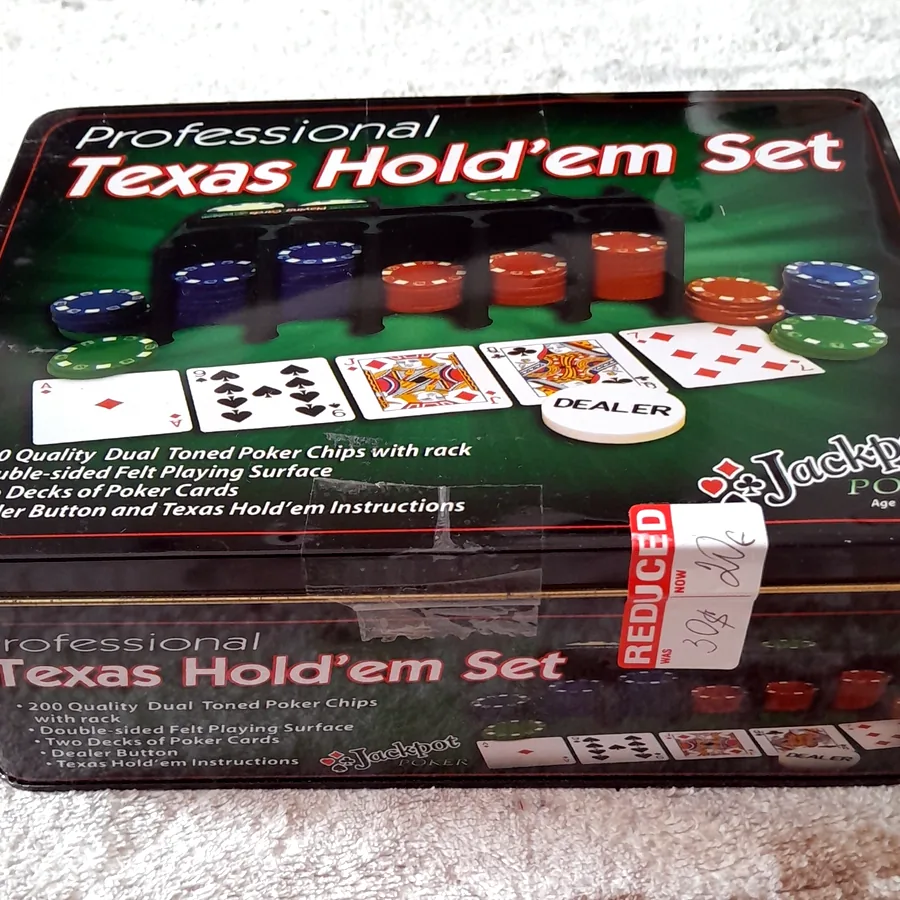 Настольная игра Texas Holdem Set, новая