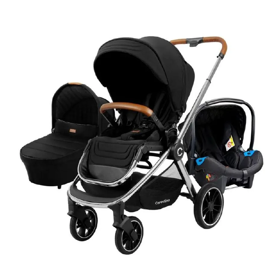 Коляска 3 в 1 Carestino, UV50 защита