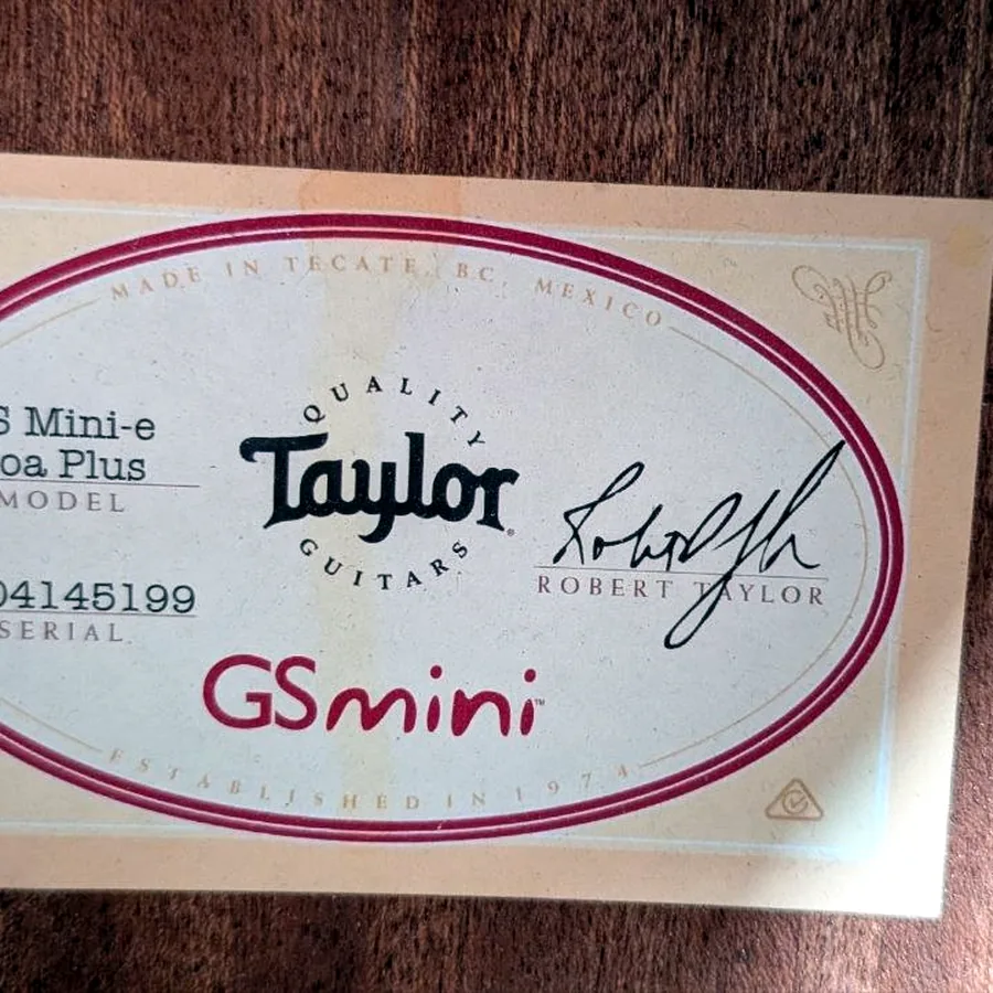 Гитара Taylor GS Mini-e Koa Plus с кейсом