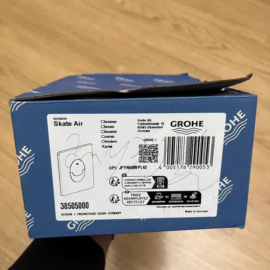 Кнопка смыва Grohe Skate Air, хром, новая