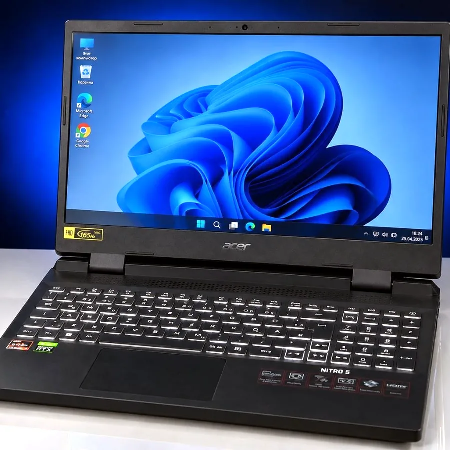 Ноутбук Acer Nitro 5, Ryzen 7, RTX 3070 Ti