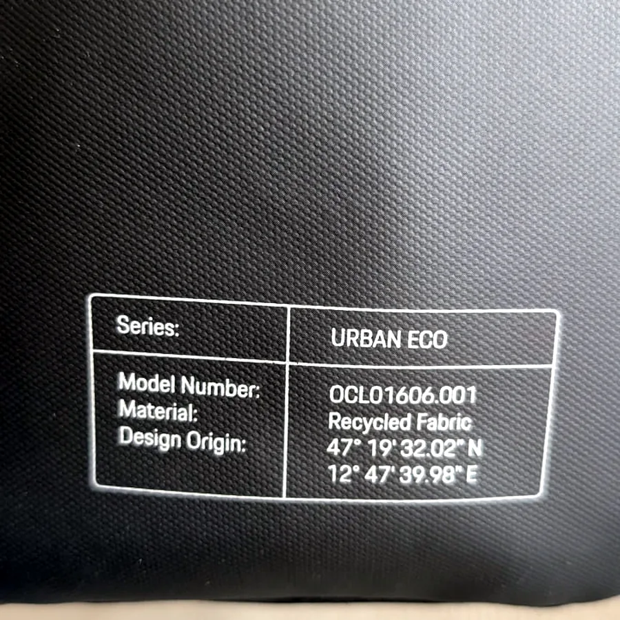 Рюкзак Porsche Design Urban Eco Backpack XS, чёрный