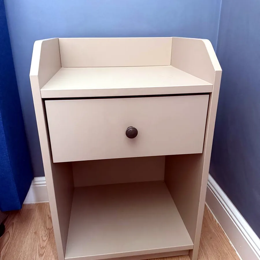 Прикроватная тумба IKEA Hauga, белая