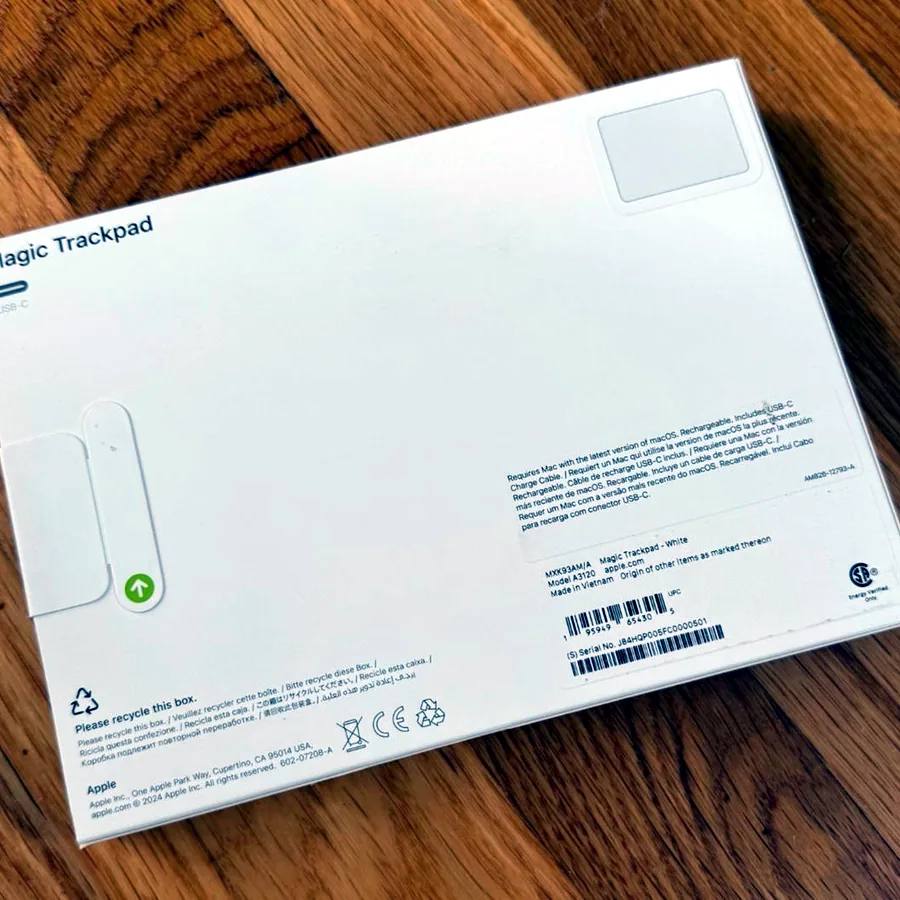 Apple Magic Trackpad 3, новый, запечатанный