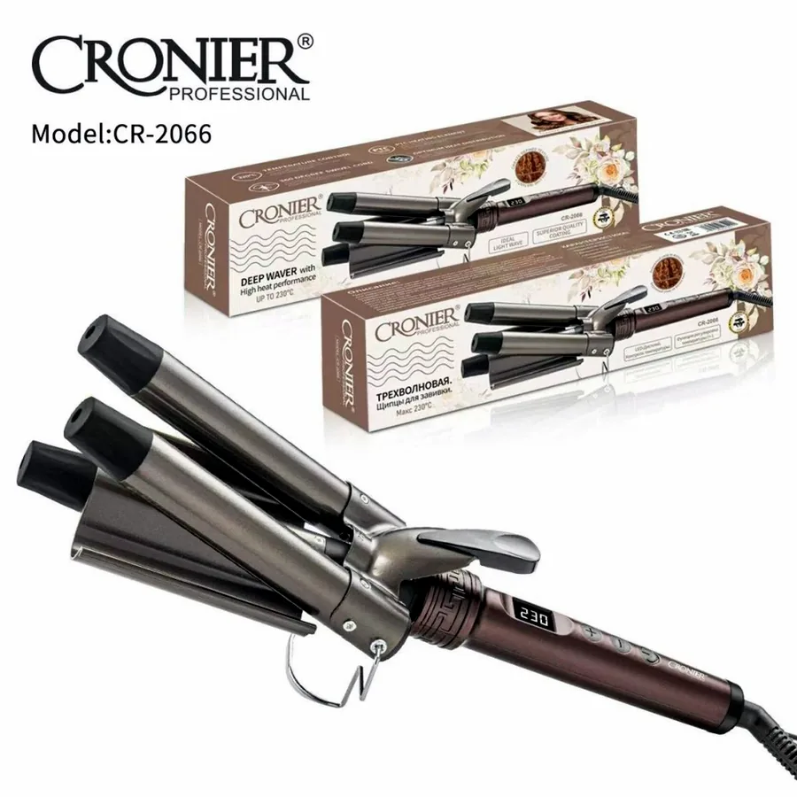 Тройная плойка CRONIER Professional CR-2066