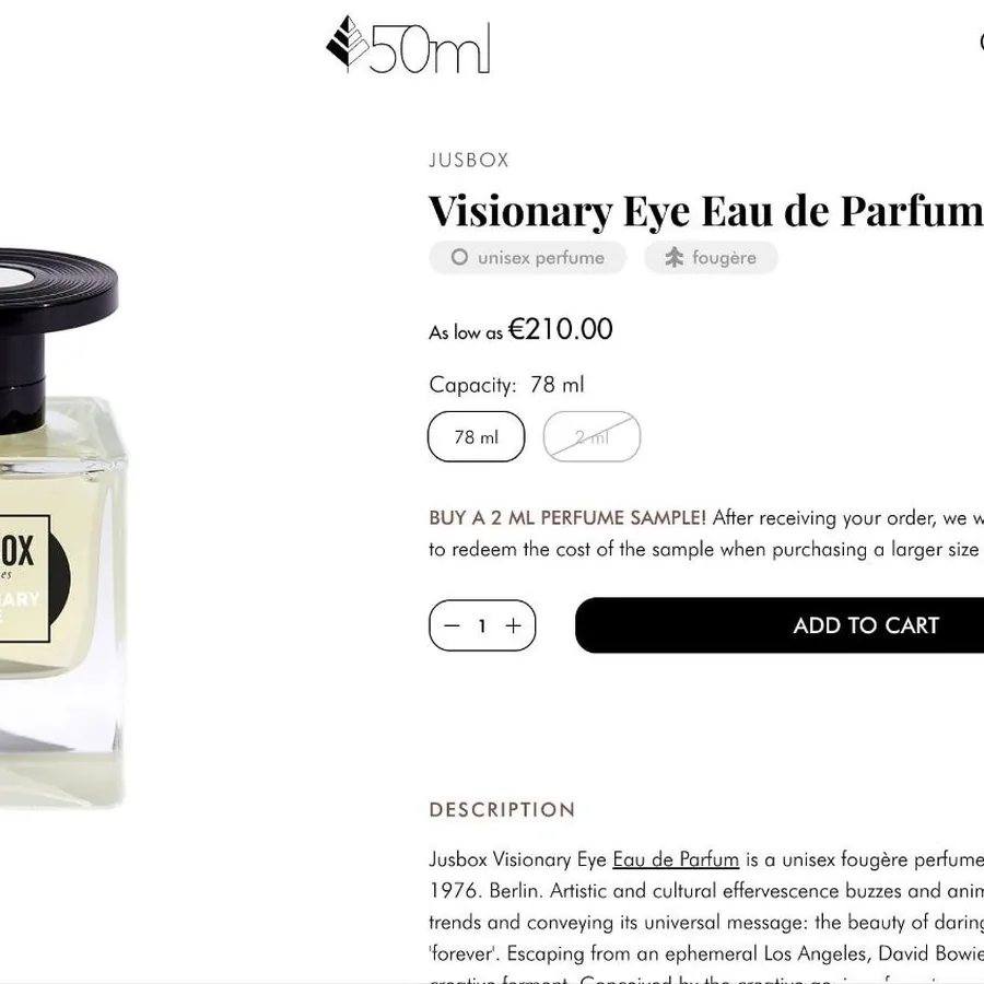 Парфюм Visionary Eye Eau de Parfum, 79 мл