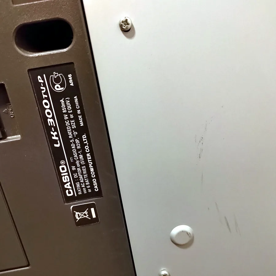 Синтезатор Casio LK-300TV-P