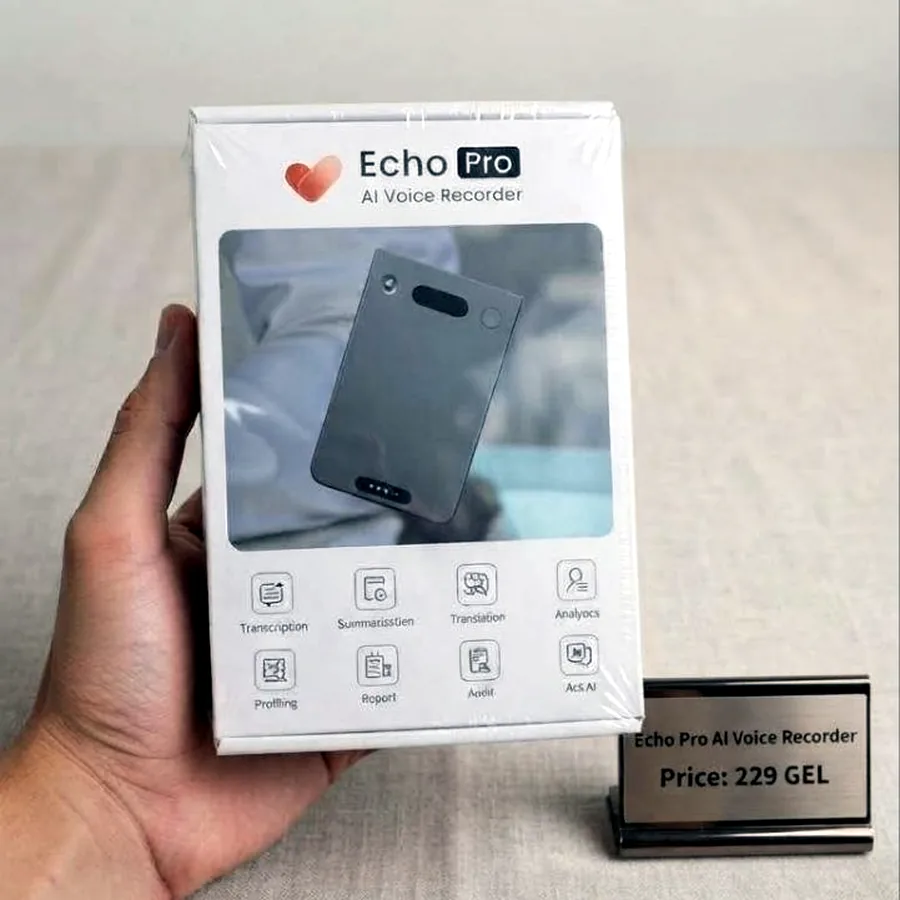 AI диктофон Echo Pro с транскрипцией