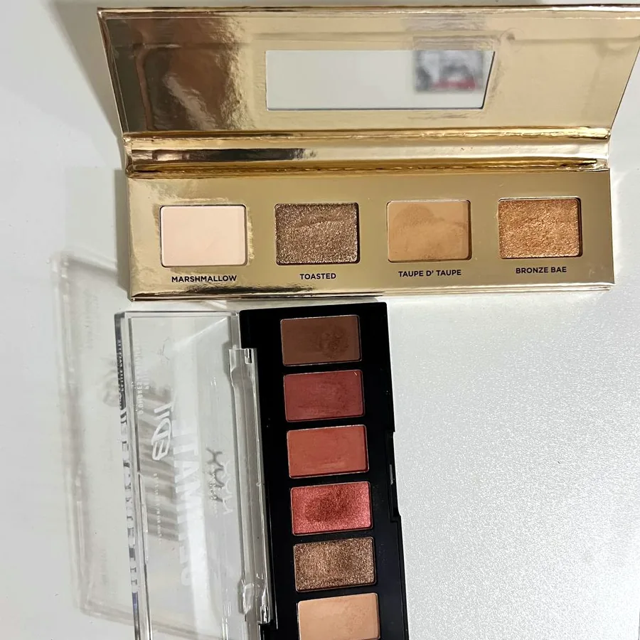 Палетки теней ICONIC London и NYX Ultimate Edit